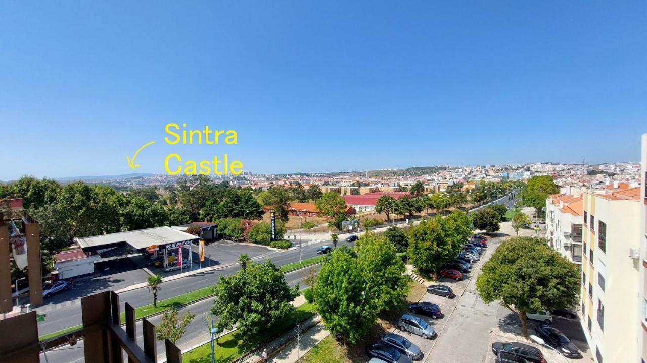 Enjoy Lisbon Cascais Sintra 1200 Metres To Metro Blue Line Sintra Rail Line Free Parking Apartment อามาโดรา ภายนอก รูปภาพ